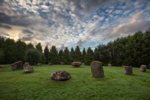 Stone circle in Kenmare on the Ring of Kerry